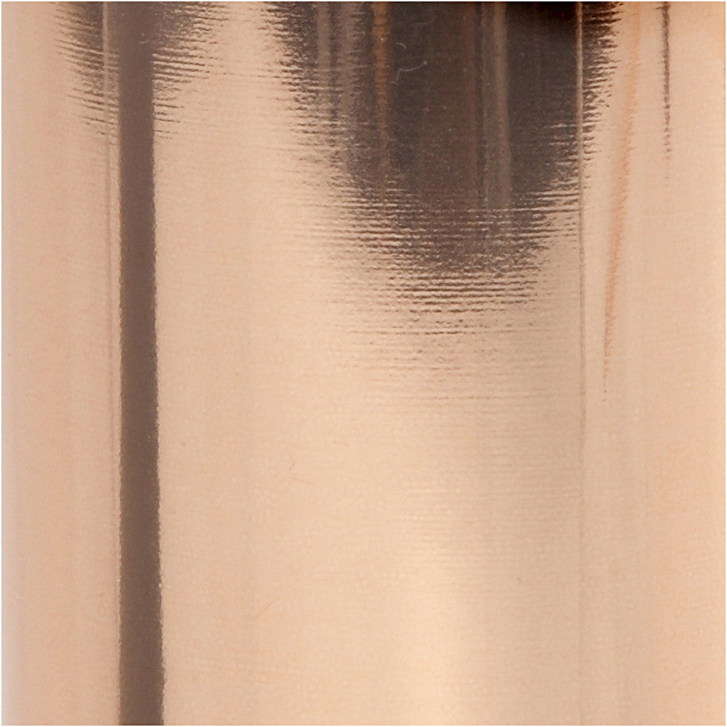 Deco Foil, W: 15,5 cm, thickness 0,02 mm, rose gold, 50 cm/ 1 roll [HOB-283562]