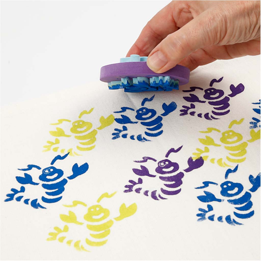 Foam Stamps, zoo, dia. 7,5 cm, thickness 2,5 cm, 6 pc/ 1 pack [HOB-28557]