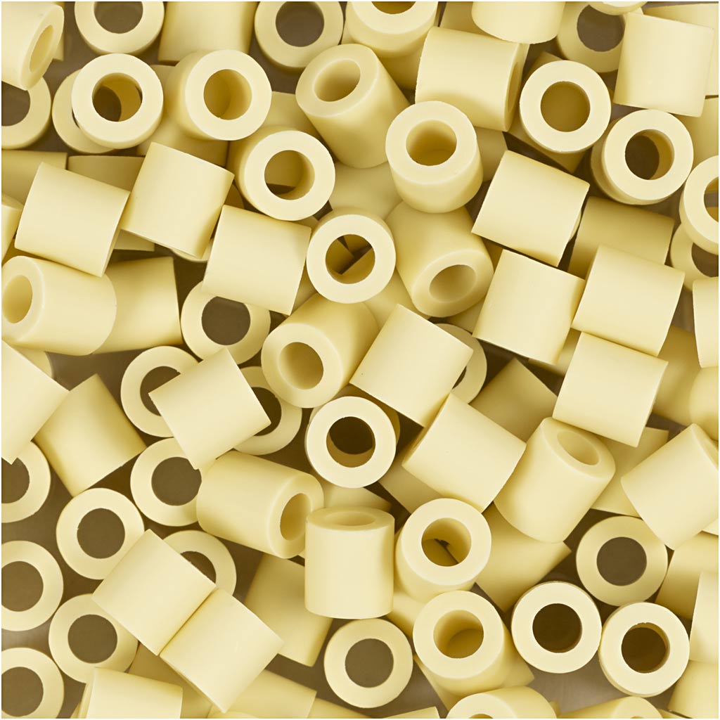 NABBI BioBeads, size 5x5 mm, hole size 2.5 mm, medium, light yellow, 1000 pc/ 1 pack [HOB-9067647]
