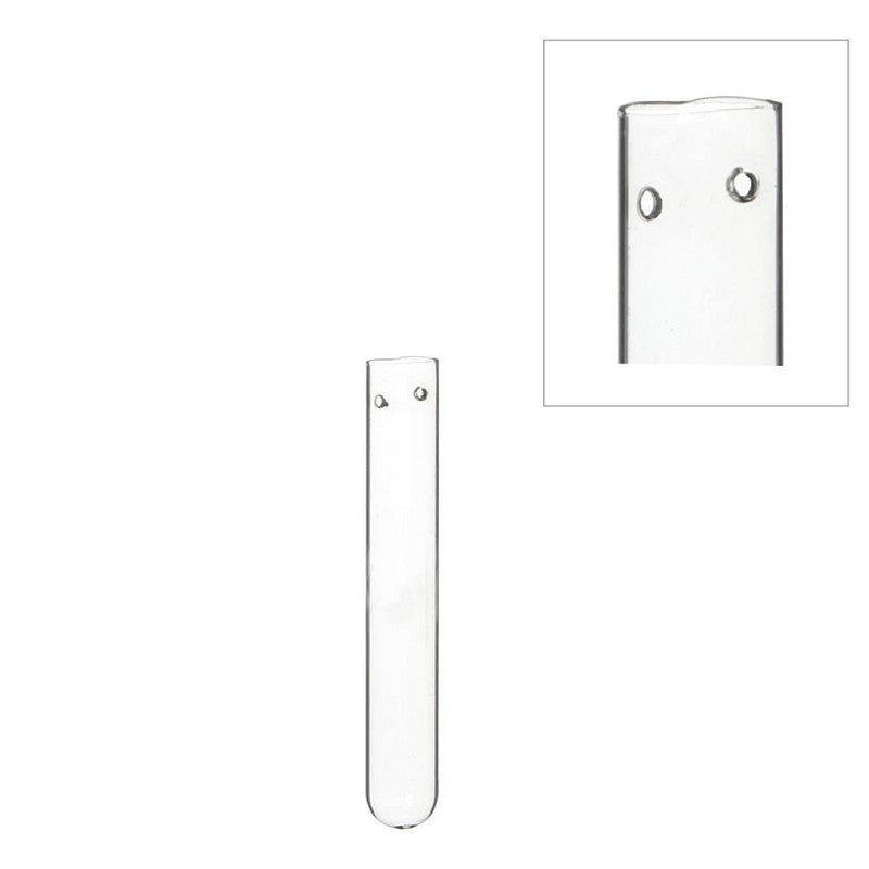 Test Tube w.2 Holes Ø1.5 h.10cm