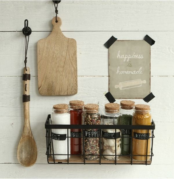 Glass Storage Cylinder with cork Ø 4.5cm and 12.5cm tall (12 pcs) [IFS-29146]