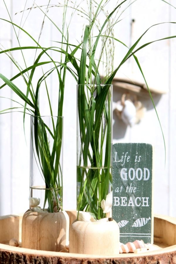 Wooden Base with Test Tube Ø5cm and 28cm tall (1 pc) [IFS-29219]