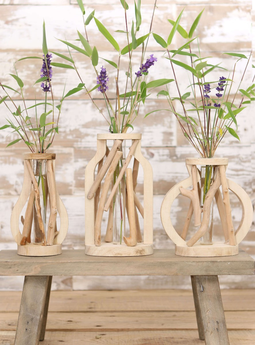 Test tube with stand of driftwood medium (1 pcs.) [IFS-29647]