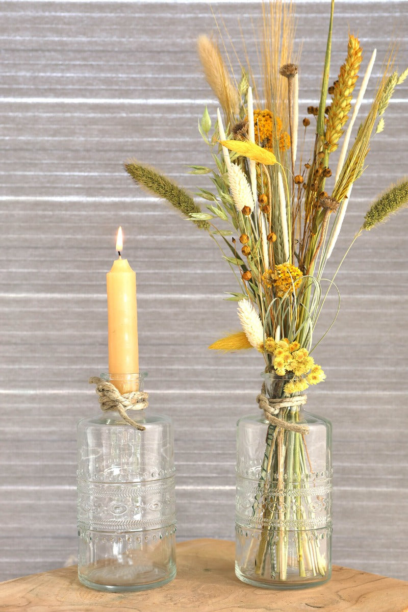 Flower vase Porto Ø7.5cm and 14.5cm high Clear (12 pcs.) [IFS-29740]