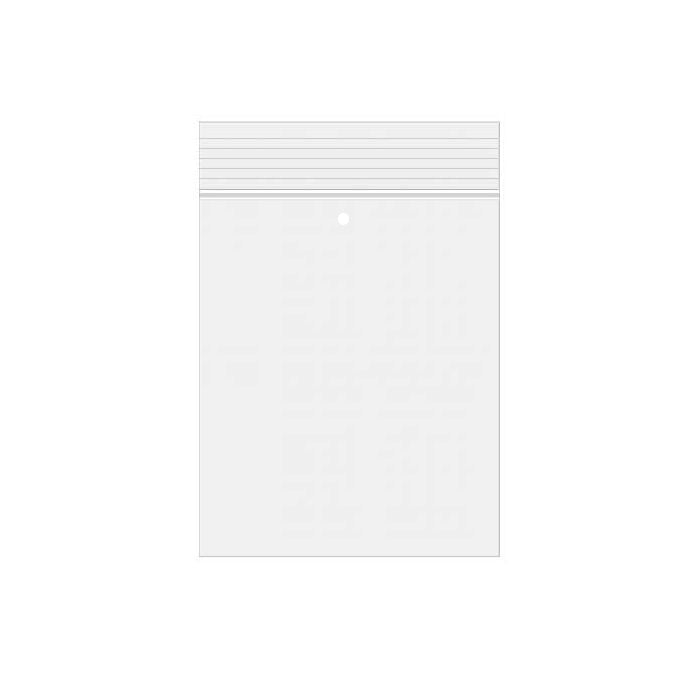 Grip seal bags with Vent-hole 18x23cm (100 pieces) [2PE79V]