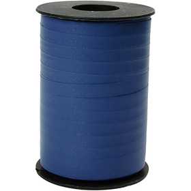 Curling Ribbon, W: 10 mm, matt, blue, 250 m/ 1 roll [HOB-20032]