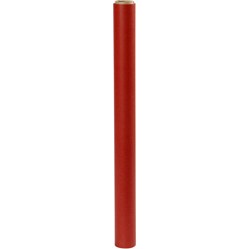 Wrapping Paper, W: 50 cm, 60 g, red, 5 m/ 1 roll [HOB-20265]