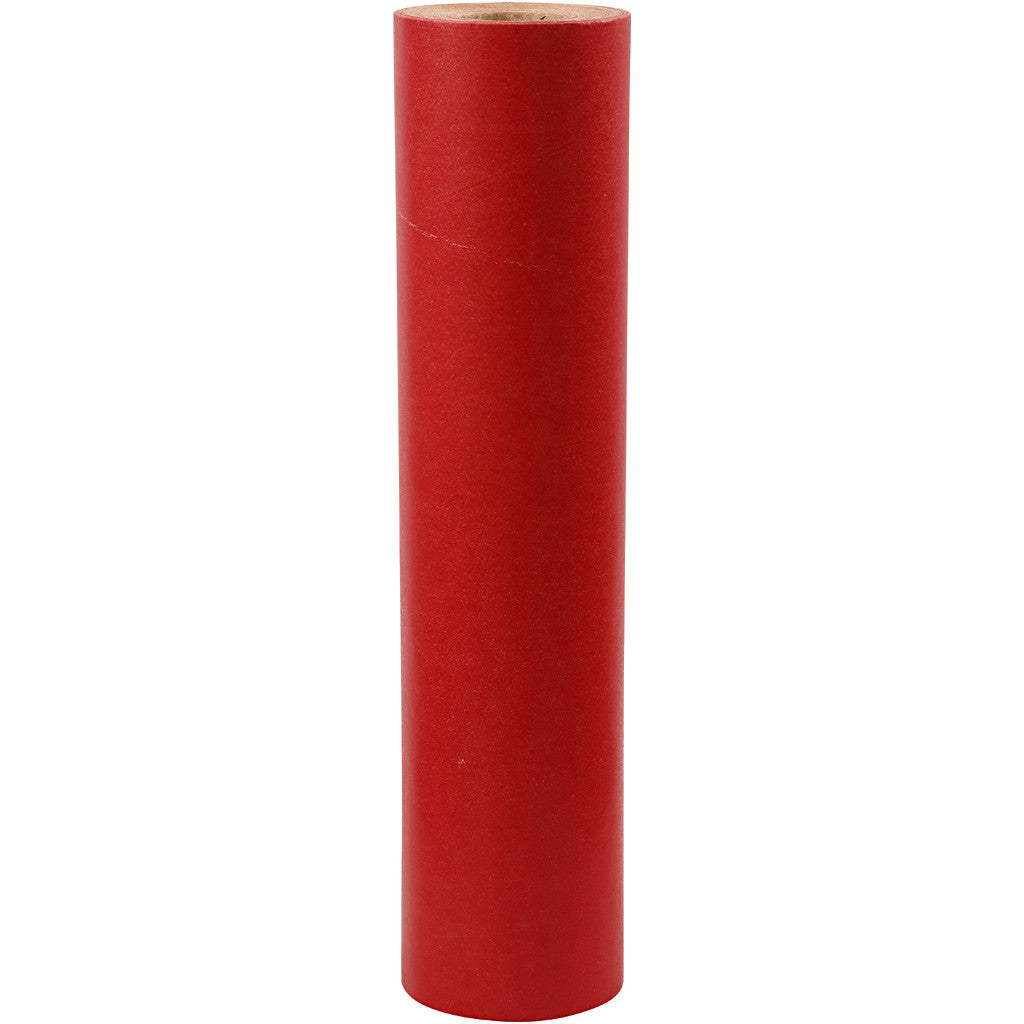 Wrapping Paper, W: 50 cm, 60 g, red, 100 m/ 1 roll [HOB-20281]