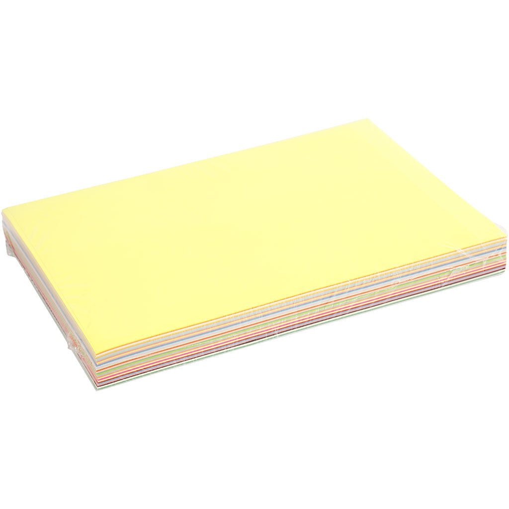 Creativ Paper, A4, sheet 210x297 mm, 80 g, assorted colours, 280 ass sheets/ 1 pack [HOB-20400]