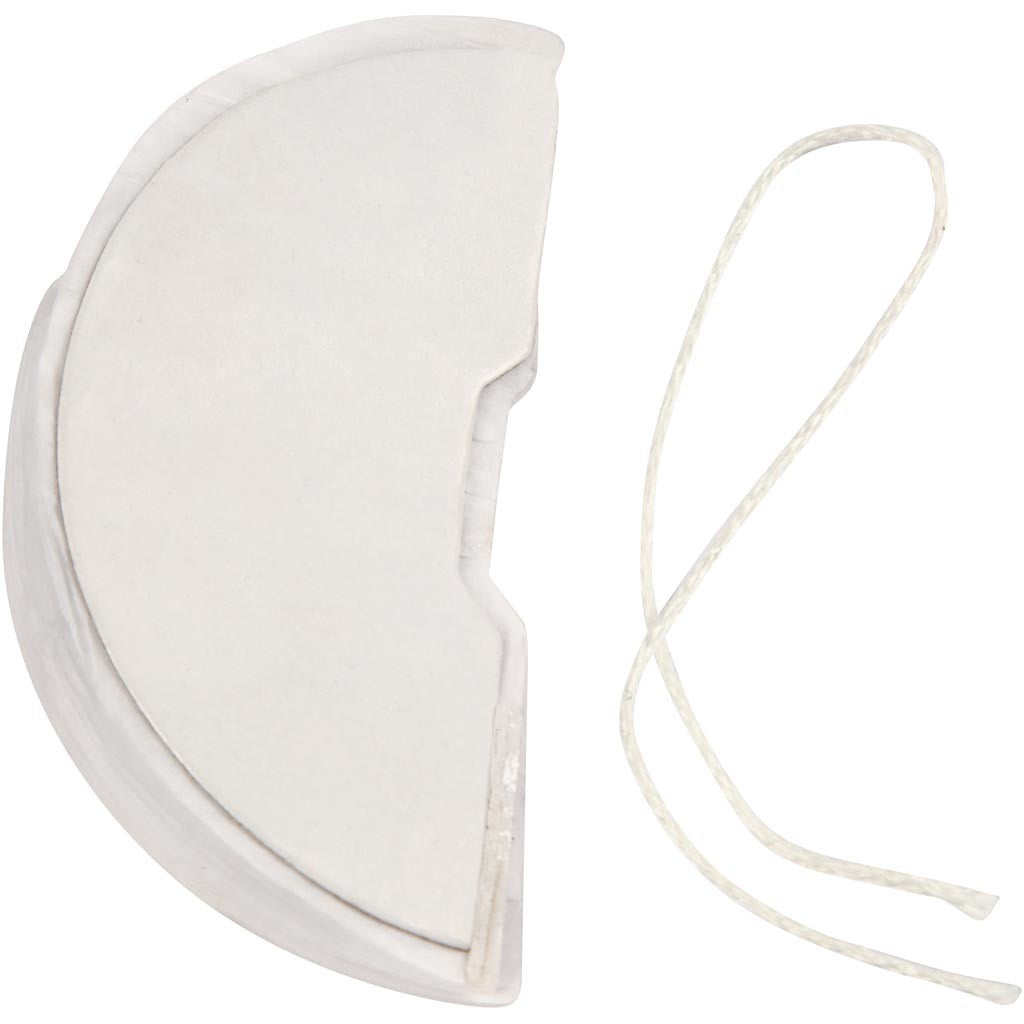 Honeycomb Ornaments, dia. 8 cm, white, 10 pc/ 1 pack [HOB-20463]