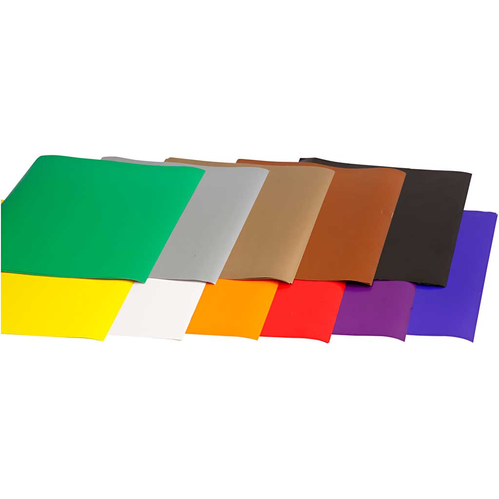Glazed Paper, sheet 32x48 cm, 80 g, assorted colours, 11x25 sheet/ 1 pack [HOB-20852]