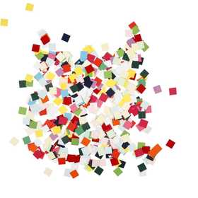 Card Mosaics, square, size 10x10 mm, ca. 10000 pc, 180 g/ 1 pack [HOB-21010]