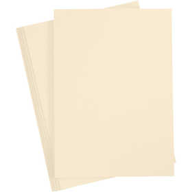 Card, A4, sheet 210x297 mm, 180 g, beige, 20 sheet/ 1 pack [HOB-21128]