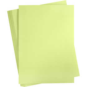Card, A2, sheet 420x594 mm, 180 g, light green, 100 sheet/ 1 pack [HOB-21322]
