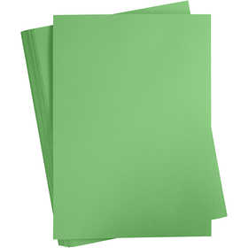 Card, A2, sheet 420x594 mm, 180 g, grass green, 100 sheet/ 1 pack [HOB-21323]