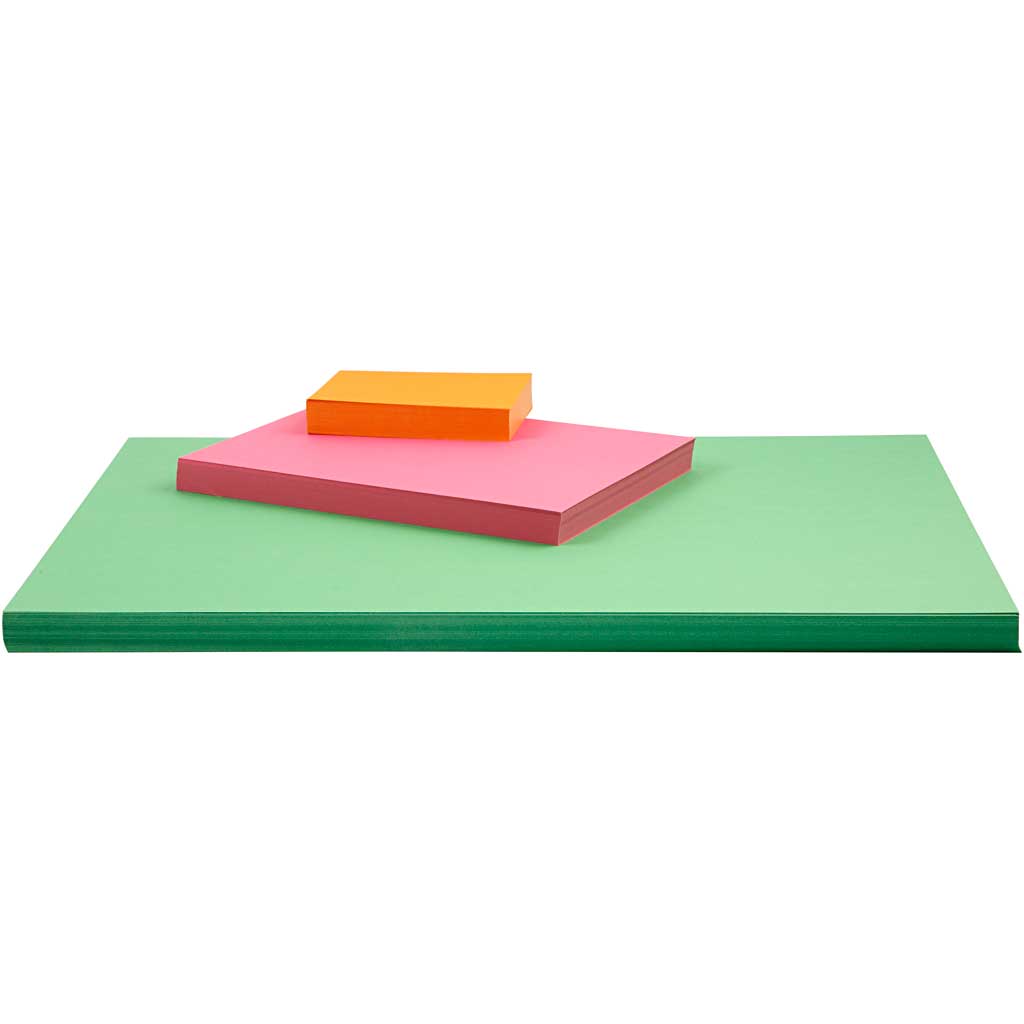 Card, A2, sheet 420x594 mm, 180 g, grass green, 100 sheet/ 1 pack [HOB-21323]