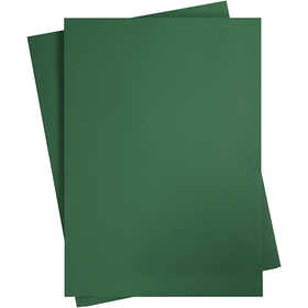 Card, A2, sheet 420x594 mm, 180 g, dark green, 10 sheet/ 1 pack [HOB-21524]