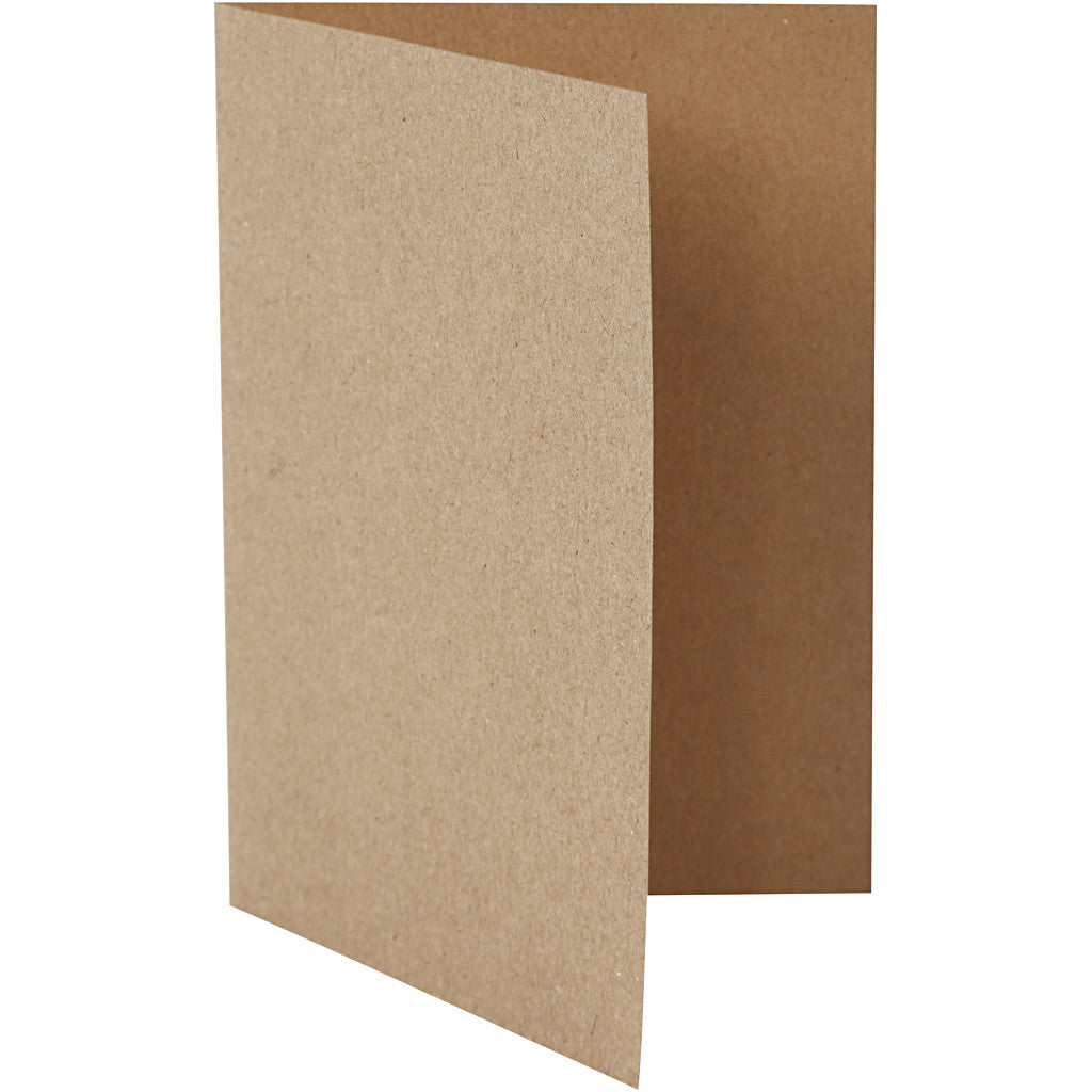 Cards, card size 10,5x15 cm, 220 g, natural, 10 pc/ 1 pack [HOB-216016]