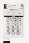 Lace Patterned cardboard, sheet 10,5x15 cm, 200 g, white, 10 pc/ 1 pack [HOB-216922]