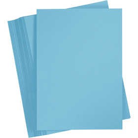 Card, A4, sheet 210x297 mm, 180 g, blue, 100 sheet/ 1 pack [HOB-21720]
