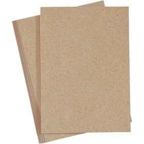 Card, A4, sheet 210x297 mm, 220 g, natural, 10 pc/ 1 pack [HOB-219016]