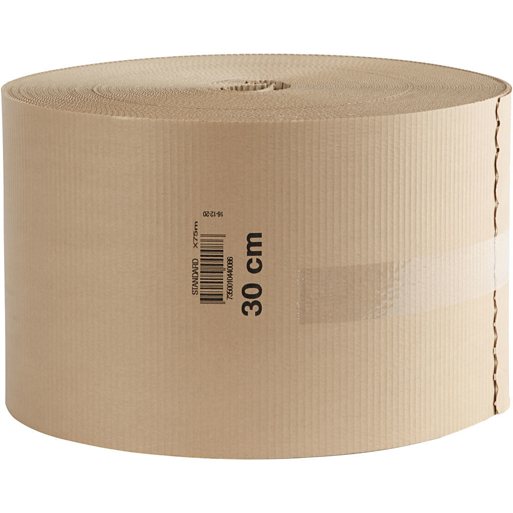 Corrugated Card, W: 30 cm, 70 m/ 1 roll [HOB-21962]