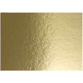 Metallic Foil Card, A4, sheet 210x297 mm, 280 g, gold, 10 sheet/ 1 pack [HOB-220760]