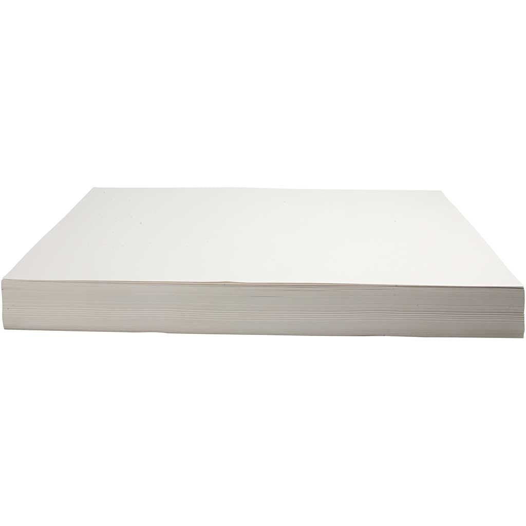 Kraft paper, A2, 420x594 mm, 100 g, white, 500sheet/ 1 pack [HOB-22144]