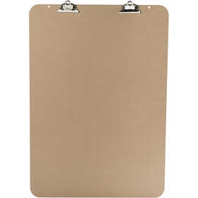 Easel Clipboard, size 52x74 cm, thickness 5 mm, silver, 1 pc [HOB-22163]