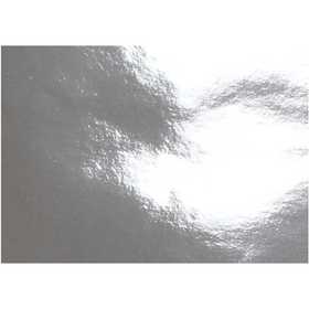 Metallic Paper, A4, sheet 210x297 mm, 120 g, silver, 100 sheet/ 1 pack [HOB-224711]