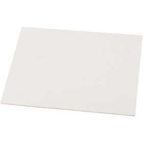 Canvas Panel, size 18x24 cm, thickness 3 mm, 280 g, white, 1 pc [HOB-225060]