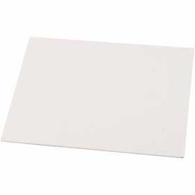 Canvas Panel, A4, size 21x29,7 cm, thickness 3 mm, 280 g, white, 10 pc/ 1 pack [HOB-22514]