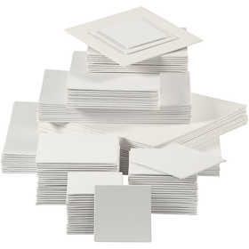 Canvas Panel, 280 g, white, 108 pc/ 1 pack [HOB-22520]