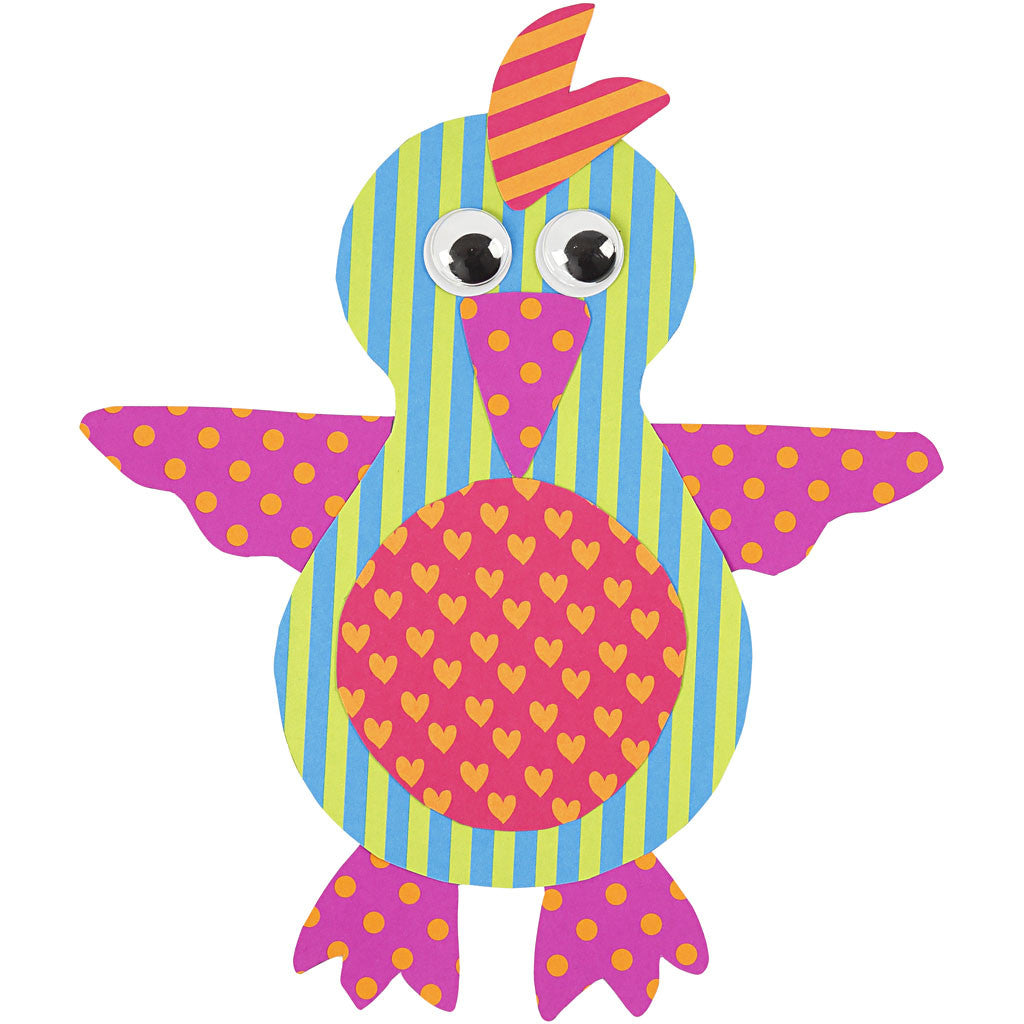 Patterned Card, A4, sheet 210x297 mm, 250 g, assorted colours, 20 ass sheets/ 1 pack [HOB-229850]