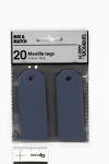 Manila Tags, size 3x8 cm, 220 g, blue, 20 pc/ 1 pack [HOB-234014]