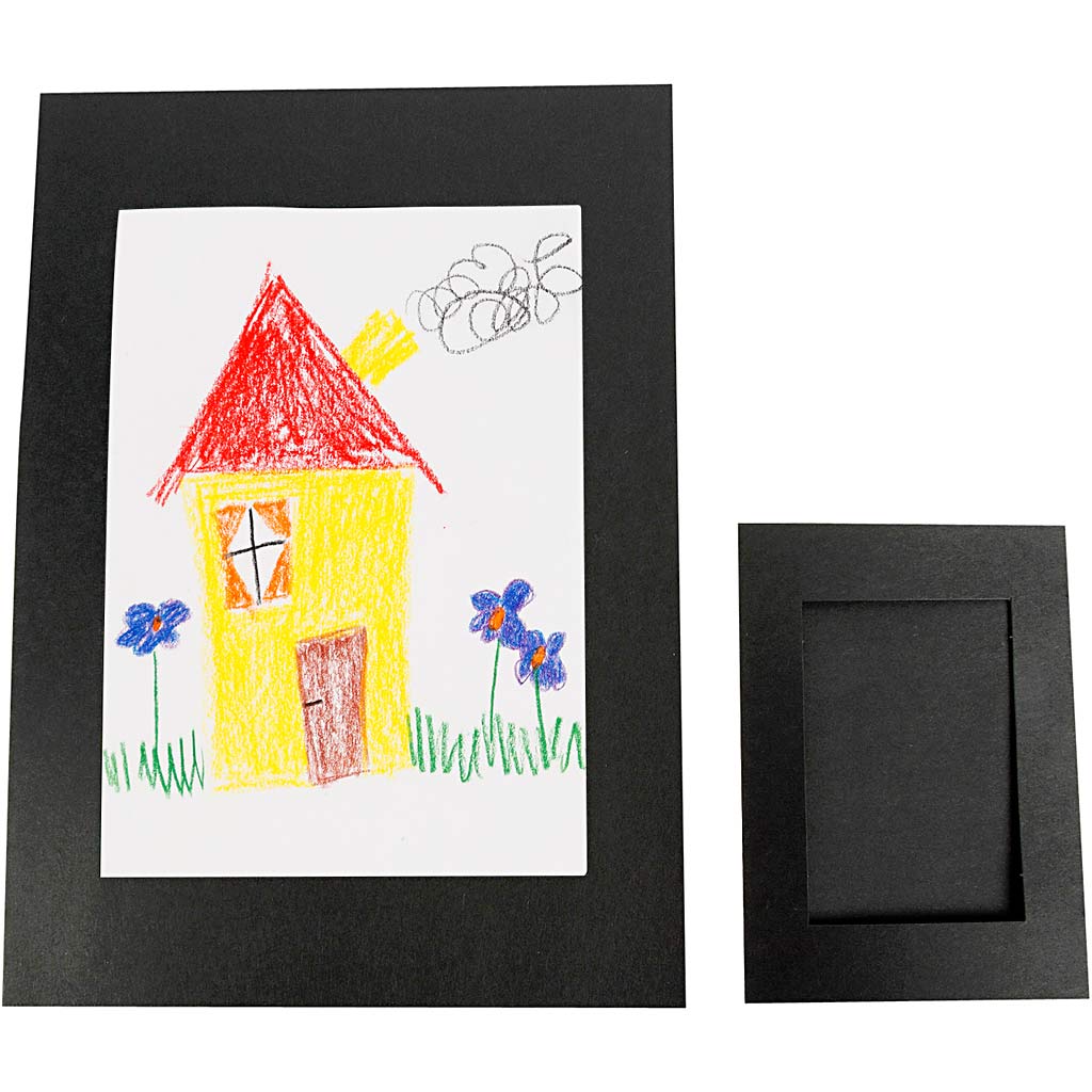 Picture Mount, size A4+A6, 230 g, white, 2x60 pc/ 1 pack [HOB-23630]