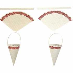 Cones, H: 13 cm, 160 g, 10 pc/ 1 pack [HOB-23863]