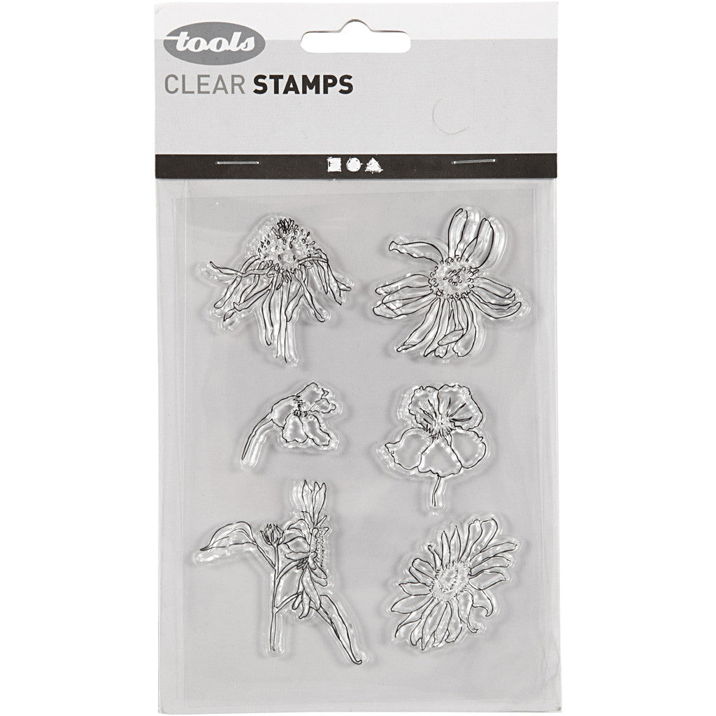 Clear Stamps, summer, sheet 11x15,5 cm, 1 sheet [HOB-240010]