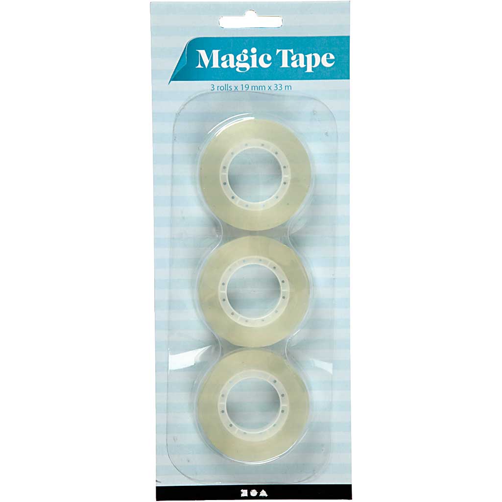 Magic Tape, W: 19 mm, 20x33 m/ 1 pack [HOB-24606]