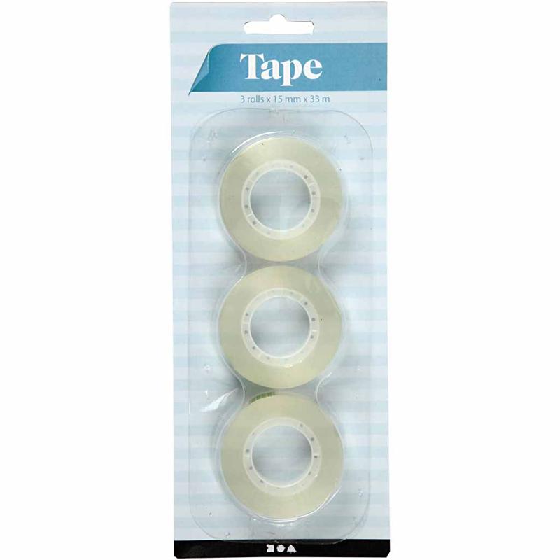 Tape, W: 15 mm, 3x33 m/ 1 pack [HOB-24628]