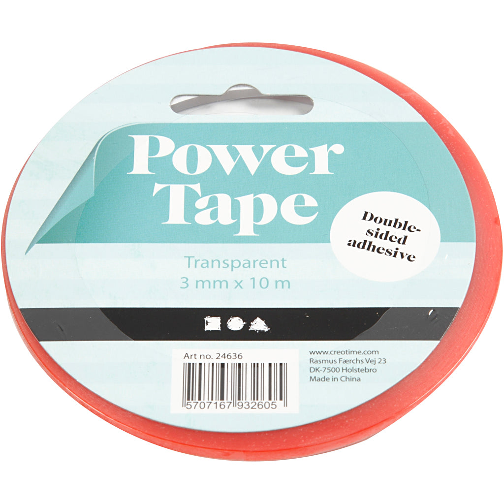 Power Tape, W: 3 mm, 10 m/ 1 roll [HOB-24636]