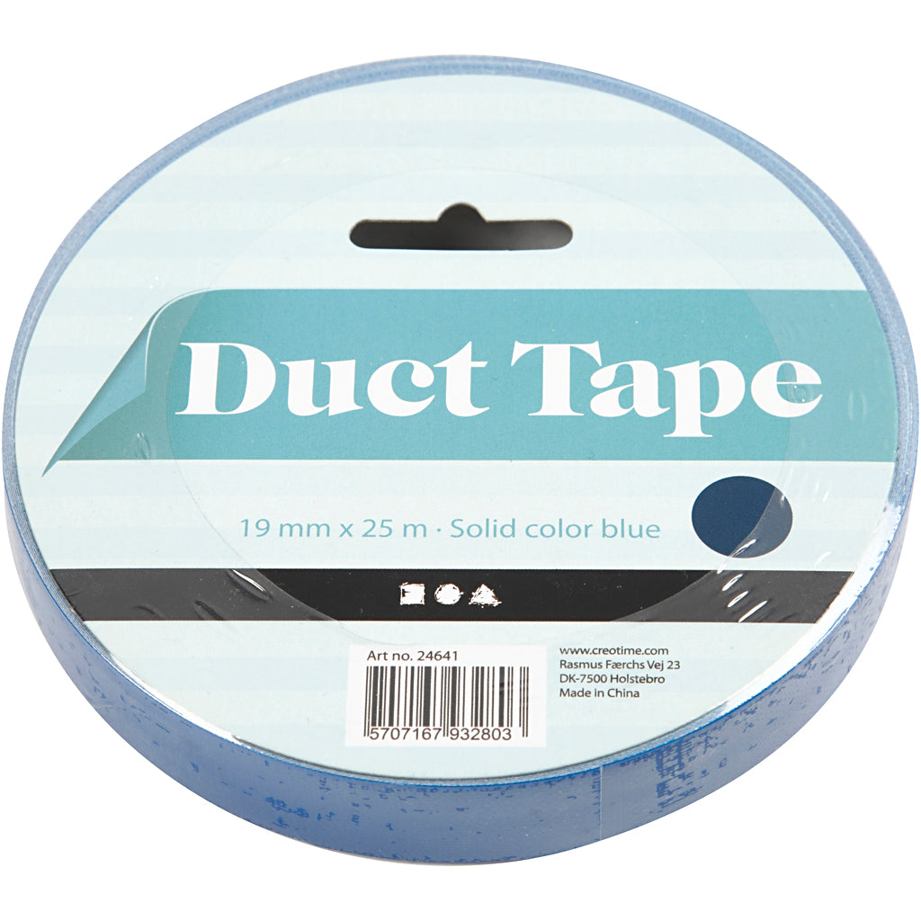 Duct Tape, W: 19 mm, blue, 25 m/ 1 roll [HOB-24641]