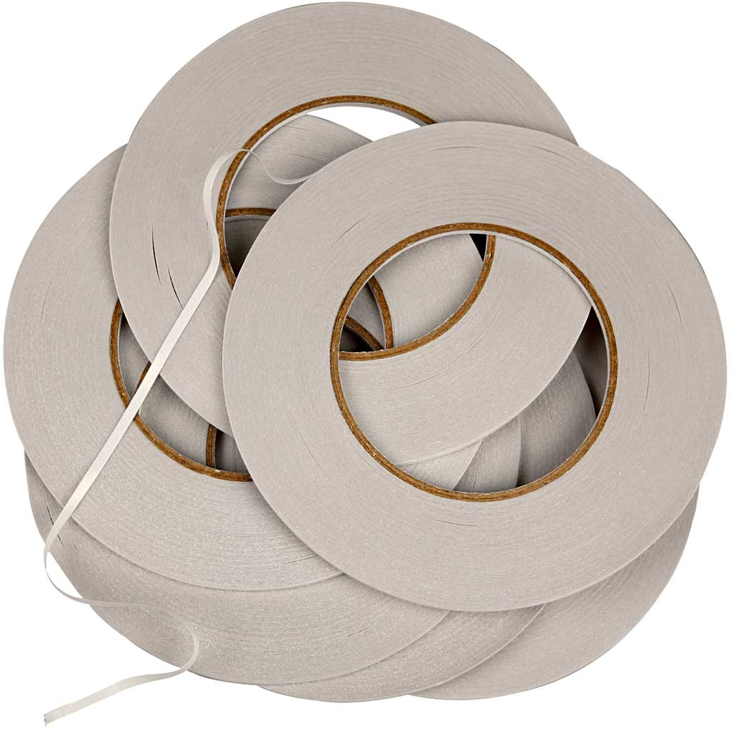 Double-Sided Adhesive Tape, W: 6 mm, 6x50 m/ 1 pack [HOB-24651]