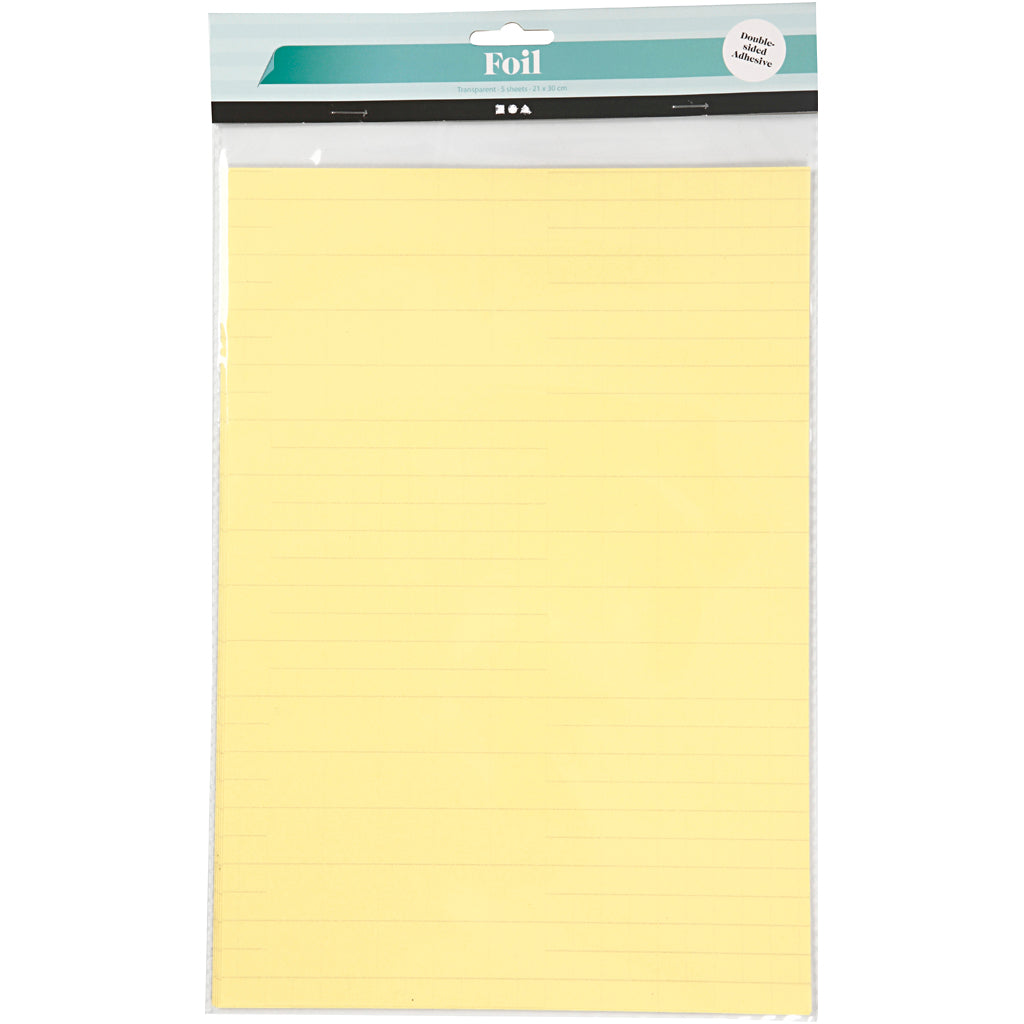 Double-Sided Foil Tape, sheet 210x297 mm, 5 sheet/ 1 pack [HOB-246721]