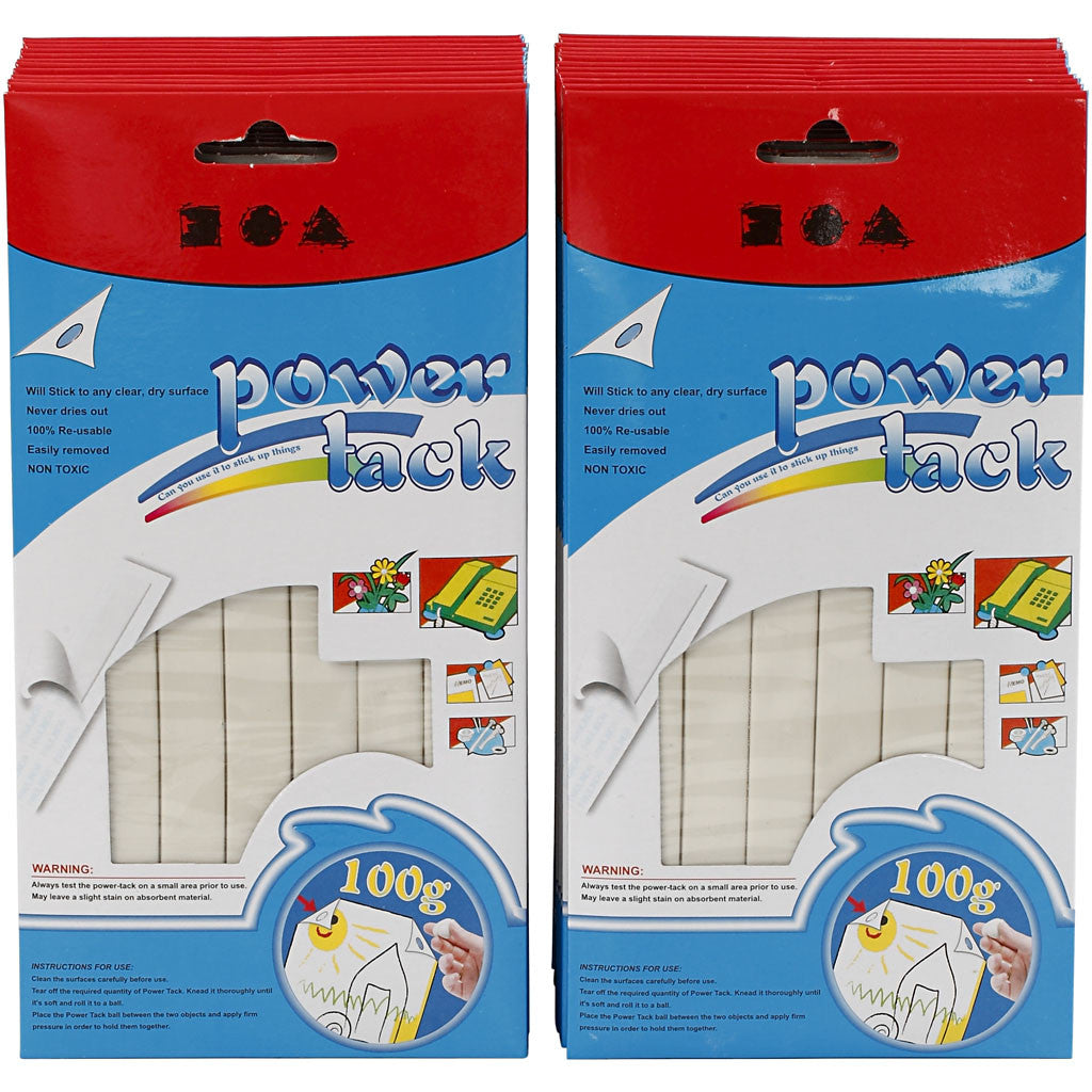 Power Tack Reusable Adhesive Putty, 24x100 g/ 1 pack [HOB-24689]