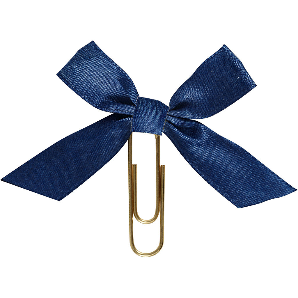 Metal Paperclips, size 40x70 mm, blue, 5 pc/ 1 pack [HOB-247104]