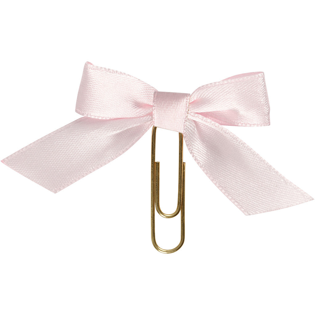 Metal Paperclips, size 40x70 mm, light red, 5 pc/ 1 pack [HOB-247109]