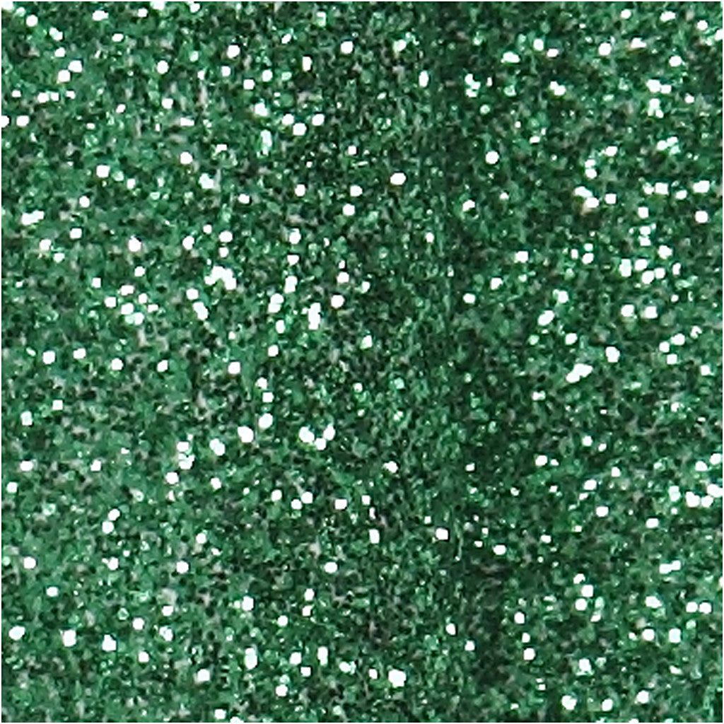 Paper Bow, size 31x85 mm, green glitter, 4 pc/ 1 pack [HOB-24783]