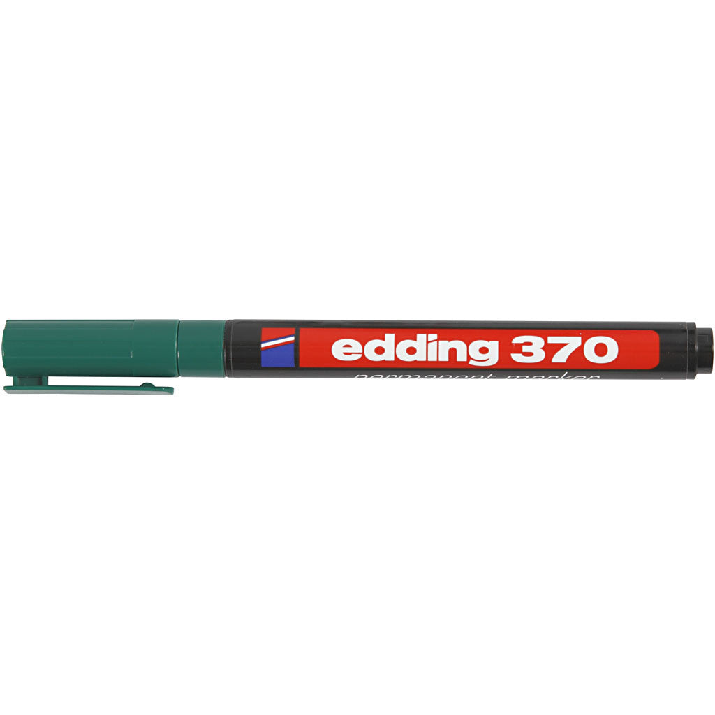 Edding 370 Marker, line 1 mm, green, 1 pc [HOB-25007]