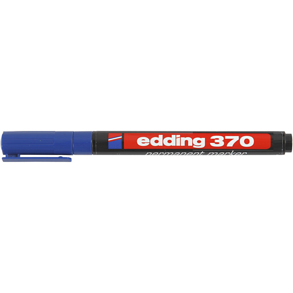 Edding 370 Marker, line 1 mm, blue, 1 pc [HOB-25008]